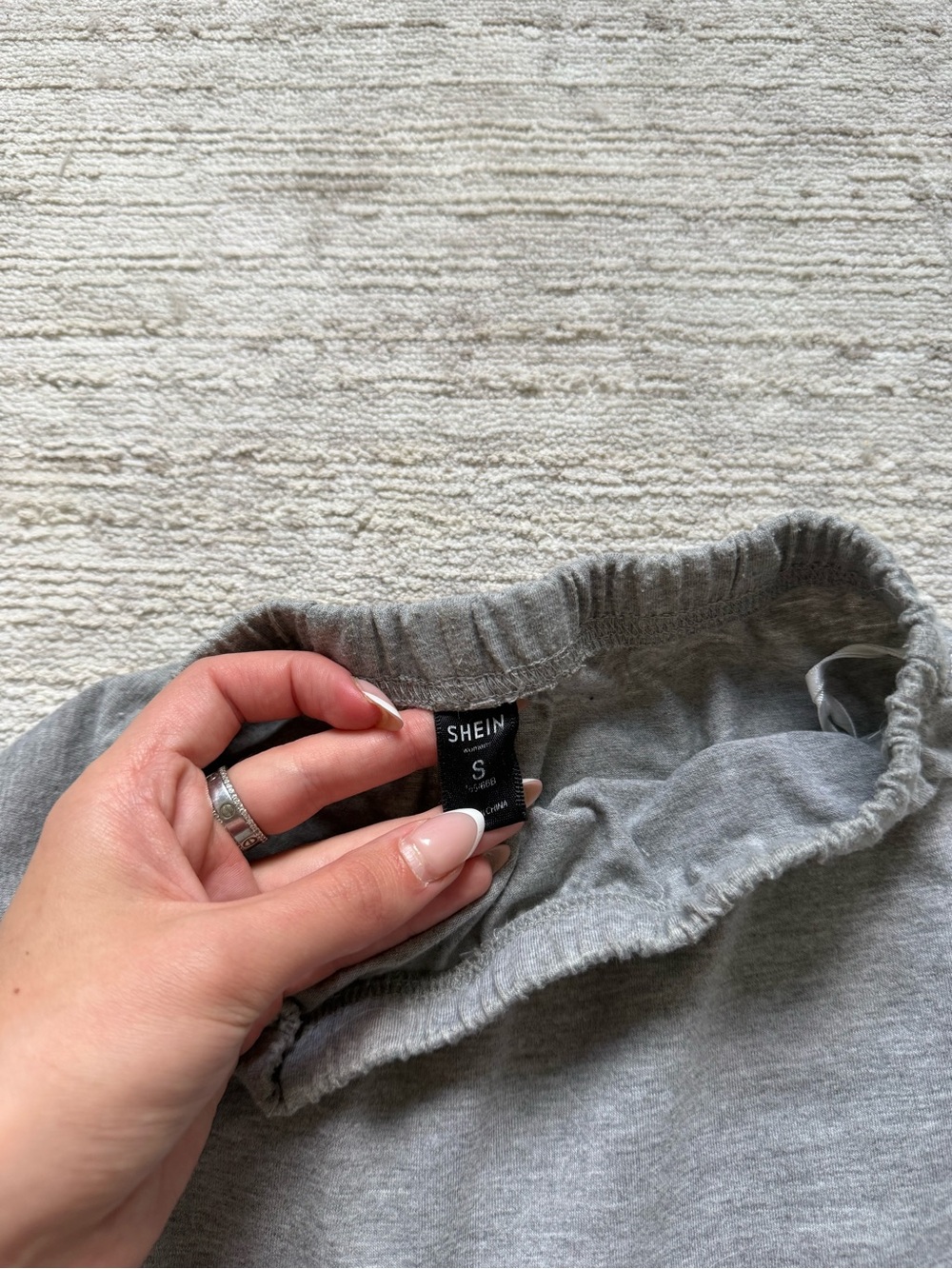 SHEIN Gray High-Rise Bike Shorts - Picture 4 of 4